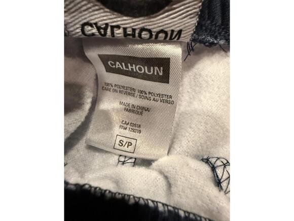 Official NHL Seattle Kraken Calhoun Joggers - Men’s Navy Blue Track Pants, Small - Picture 4 of 6